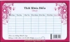 THỜI KHOÁ BIỂU THỰC HIỆN TỪ NGÀY 14/10/2013